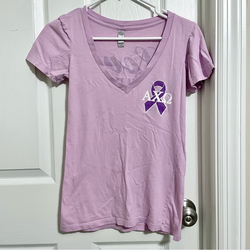 Alpha Chi Omega “Love Shouldn’t Hurt” tee